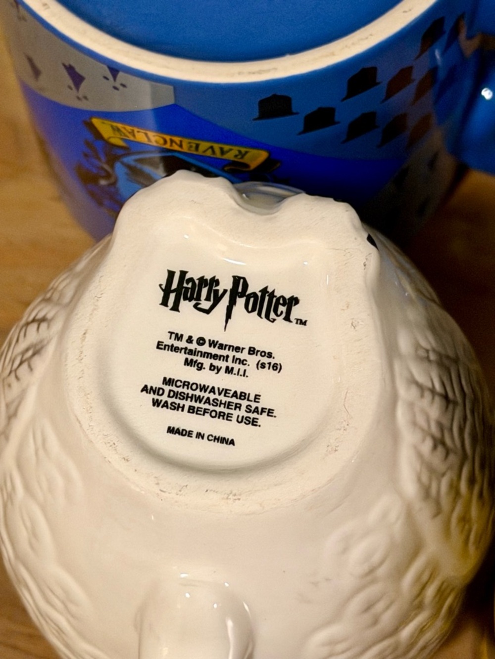 Harry Potter Mug Set Hedwig + Ravenclaw Slytherin Hufflepuff - Picture 6 of 11